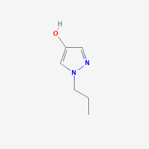 molecular formula C6H10N2O B1282125 1-丙基-1H-吡唑-4-醇 CAS No. 78242-21-4