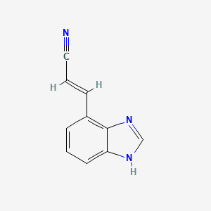 (E)-3-(1H-Benzo[d]imidazol-4-yl)acrylonitrile