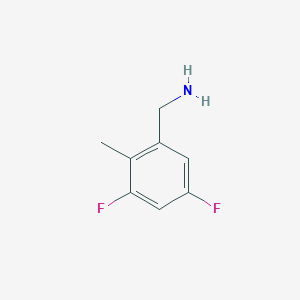 molecular formula C8H9F2N B12821283 (3,5-Difluoro-2-methylphenyl)methanamine 