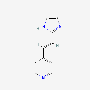 (E)-4-(2-(1H-Imidazol-2-yl)vinyl)pyridine