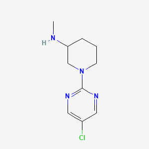 molecular formula C10H15ClN4 B12821313 1-(5-chloropyrimidin-2-yl)-N-methylpiperidin-3-amine 