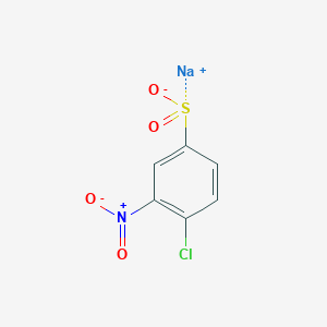 molecular formula C6H3ClNNaO4S B12821320 Sodium 4-chloro-3-nitrobenzenesulfinate 