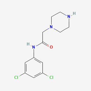 N-(3,5-Dichlorophenyl)-2-(piperazin-1-YL)acetamide