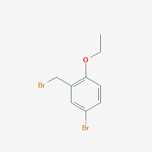 4-Bromo-2-(bromomethyl)-1-ethoxybenzene