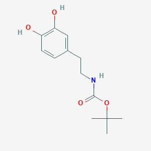 molecular formula C13H19NO4 B1282135 tert-Butyl [2-(3,4-dihydroxyphenyl)ethyl]carbamate CAS No. 37034-31-4