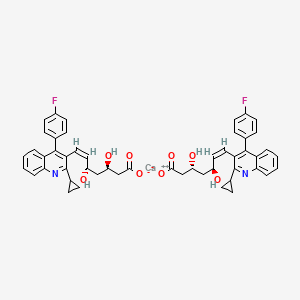 molecular formula C50H46CaF2N2O8 B12821368 (Z)-Pitavastatin calcium 