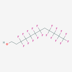 molecular formula C12H7F19O B12821396 3,3,4,4,5,5,6,6,7,7,9,9,10,10,11,11,12,12,12-Nonadecafluorododecane-1-ol CAS No. 1189053-13-1