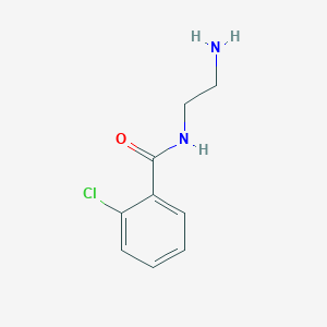 molecular formula C9H11ClN2O B1282141 N-(2-氨基乙基)-2-氯苯甲酰胺 CAS No. 65389-77-7
