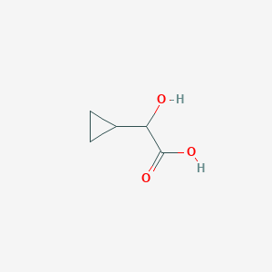 molecular formula C5H8O3 B1282144 2-环丙基-2-羟基乙酸 CAS No. 5617-84-5