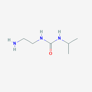 molecular formula C6H15N3O B1282145 1-(2-氨基乙基)-3-异丙基脲 CAS No. 53673-40-8