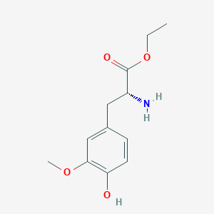 Ethyl (R)-2-amino-3-(4-hydroxy-3-methoxyphenyl)propanoate