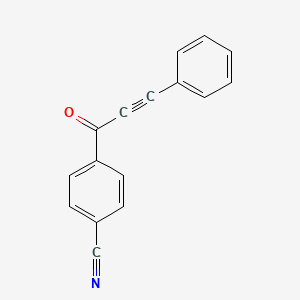 Benzonitrile, 4-(1-oxo-3-phenyl-2-propynyl)-