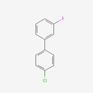 molecular formula C12H8ClI B12821546 4'-Chloro-3-iodo-1,1'-biphenyl 