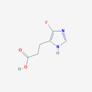 3-(4-Fluoro-1H-imidazol-5-yl)propanoic acid