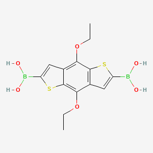 (2-borono-4,8-diethoxythieno[2,3-f][1]benzothiol-6-yl)boronic acid