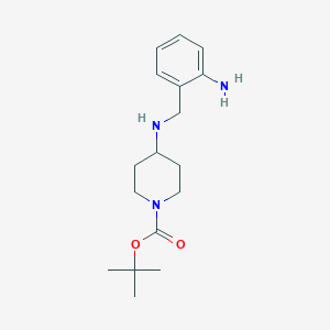 molecular formula C17H27N3O2 B1282167 叔丁基 4-(2-氨基苄基氨基)哌啶-1-羧酸酯 CAS No. 79098-98-9