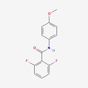 molecular formula C14H11F2NO2 B12821697 2,6-difluoro-N-(4-methoxyphenyl)benzamide 