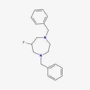 molecular formula C19H23FN2 B12821723 1,4-Dibenzyl-6-fluoro-1,4-diazepane 