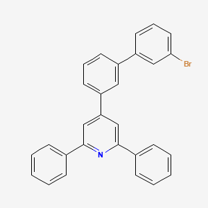 4-(3'-Bromo-[1,1'-biphenyl]-3-yl)-2,6-diphenylpyridine