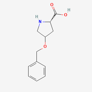 molecular formula C12H15NO3 B12821733 (2S)-4-(Benzyloxy)pyrrolidine-2-carboxylic acid 