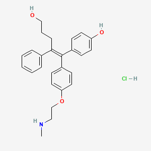 (Z)-4-(5-Hydroxy-1-(4-(2-(methylamino)ethoxy)phenyl)-2-phenylpent-1-en-1-yl)phenol hydrochloride