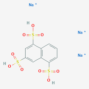 molecular formula C10H8Na3O9S3 B12821764 CID 123134498 