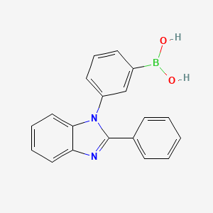 B-[3-(2-phenyl-1H-benzimidazol-1-yl)phenyl]Boronic acid