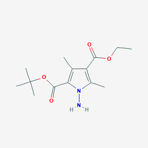 2-(tert-Butyl) 4-ethyl 1-amino-3,5-dimethyl-1H-pyrrole-2,4-dicarboxylate