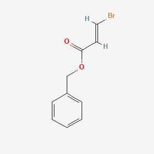 molecular formula C10H9BrO2 B12822026 (E)-Benzyl 3-bromoacrylate 