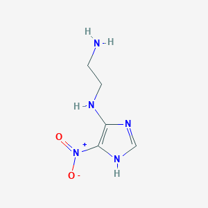 N1-(4-Nitro-1H-imidazol-5-yl)ethane-1,2-diamine