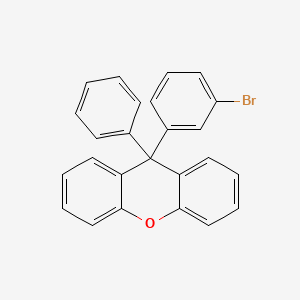 molecular formula C25H17BrO B12822090 9-(3-Bromophenyl)-9-phenyl-9H-xanthene 