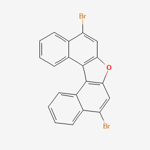 9,15-dibromo-12-oxapentacyclo[11.8.0.02,11.03,8.016,21]henicosa-1(13),2(11),3,5,7,9,14,16,18,20-decaene