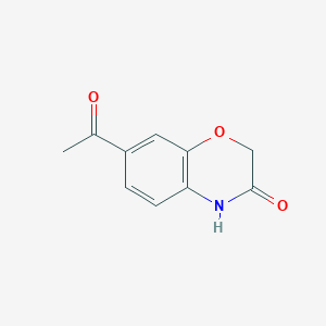 B1282217 2H-1,4-Benzoxazin-3(4H)-one, 7-acetyl- CAS No. 84330-84-7