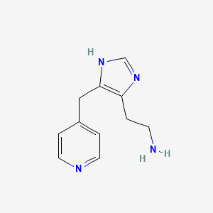 2-(4-(Pyridin-4-ylmethyl)-1H-imidazol-5-yl)ethanamine