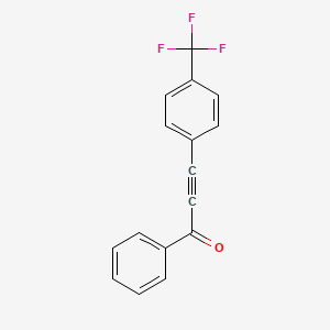 beta-[4-(Trifluoromethyl)phenyl]propiolophenone