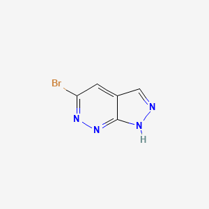 molecular formula C5H3BrN4 B12822200 5-Bromo-1H-pyrazolo[3,4-c]pyridazine CAS No. 1352546-83-8