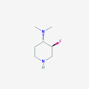 (3S,4S)-3-Fluoro-N,N-dimethylpiperidin-4-amine