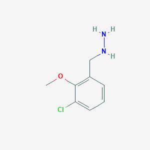 (3-Chloro-2-methoxybenzyl)hydrazine