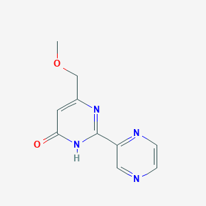 6-(Methoxymethyl)-2-(pyrazin-2-yl)pyrimidin-4-ol