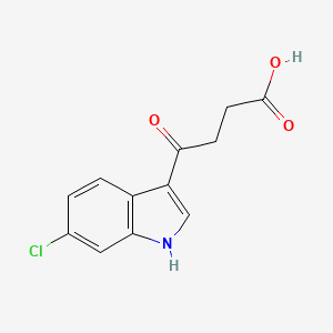 4-(6-chloro-1H-indol-3-yl)-4-oxobutanoic acid