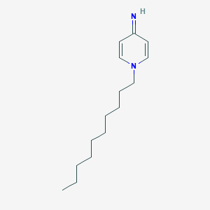 molecular formula C15H26N2 B12822273 1-decylpyridin-4(1H)-imine 