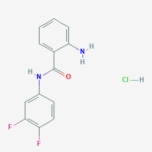 2-Amino-N-(3,4-difluorophenyl)benzamide hydrochloride