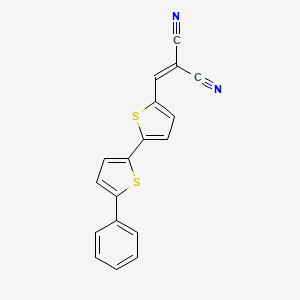 2-((5'-Phenyl-[2,2'-bithiophen]-5-yl)methylene)malononitrile