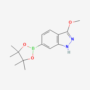 3-Methoxy-6-(4,4,5,5-tetramethyl-1,3,2-dioxaborolan-2-yl)-1H-indazole