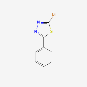 molecular formula C8H5BrN2S B1282238 2-溴-5-苯基-1,3,4-噻二唑 CAS No. 53645-95-7