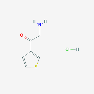 molecular formula C6H8ClNOS B1282240 2-氨基-1-(3-噻吩基)乙酮盐酸盐 CAS No. 85210-58-8