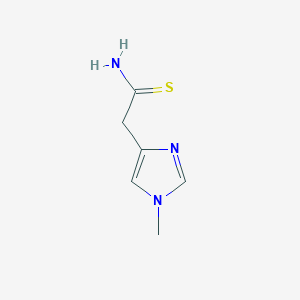 2-(1-methyl-1H-imidazol-4-yl)ethanethioamide