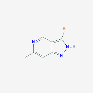 molecular formula C7H6BrN3 B12822433 3-Bromo-6-methyl-1H-pyrazolo[4,3-c]pyridine 