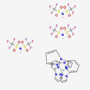 Bis(2,6-di(1H-pyrazol-1-yl)pyridine)cobalt(II) di[bis(trifluoromethane)sulfonimide]