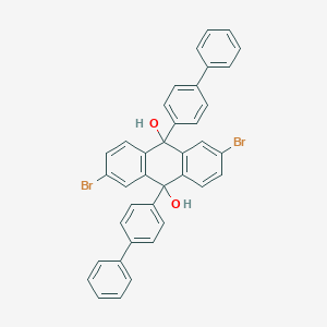 9,10-Di([1,1'-biphenyl]-4-yl)-2,6-dibromo-9,10-dihydroanthracene-9,10-diol